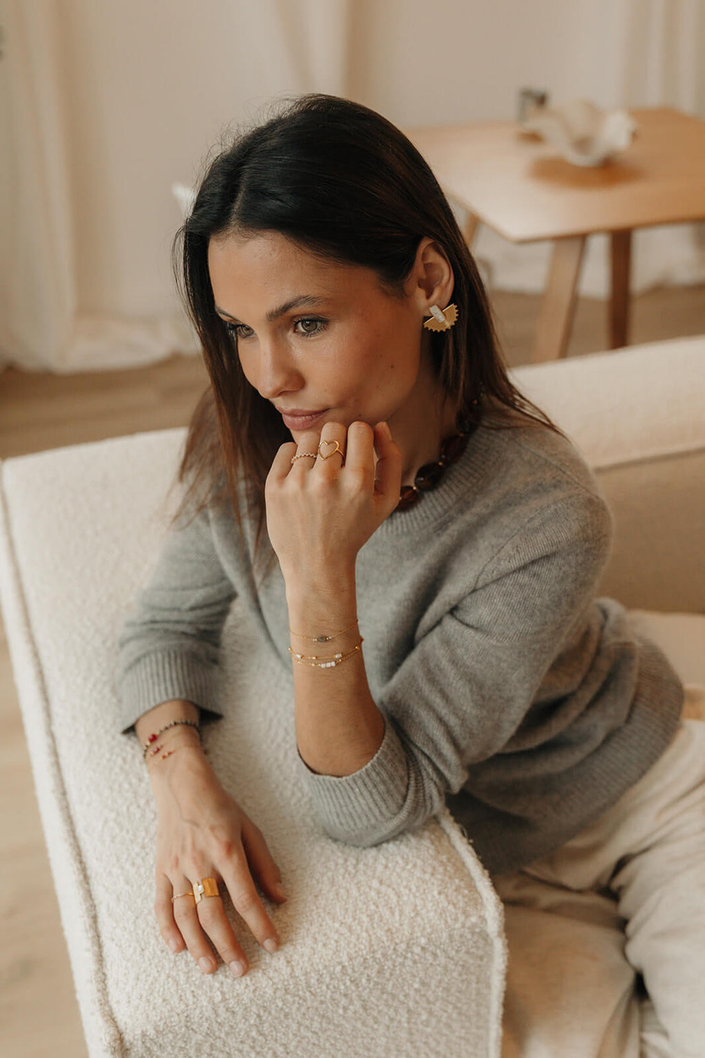 bijoux femme dorés