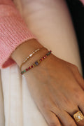 bijoux femme colore acier inoxydable