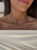 Collier Talya pampilles en pierres naturelles – bijou Adalima