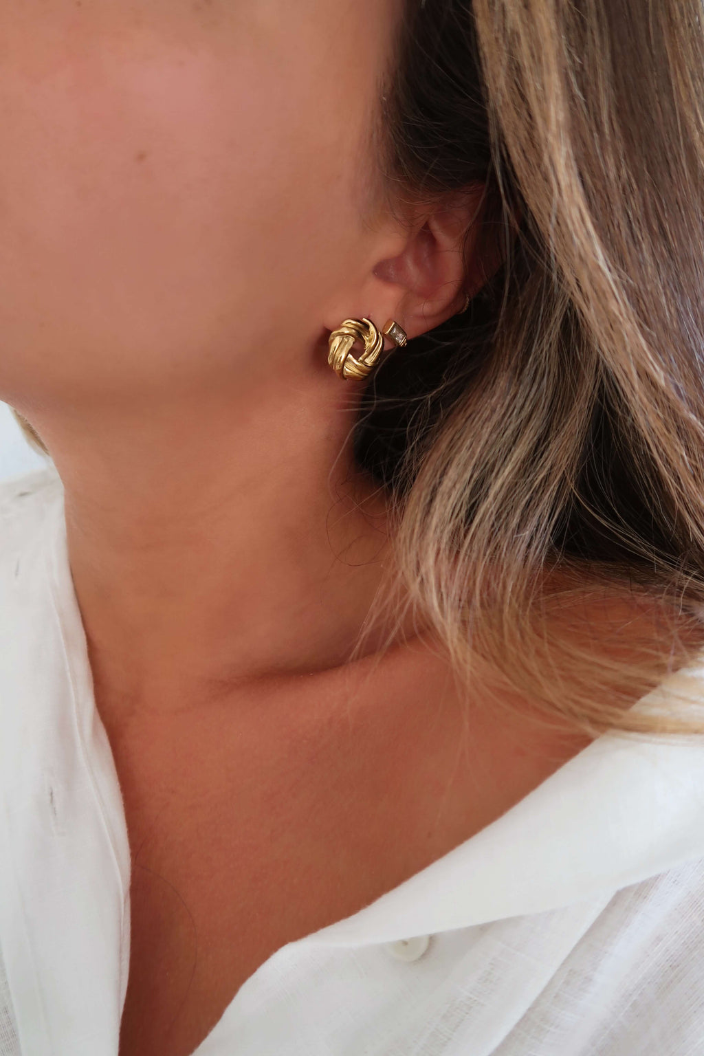 boucle doreille dore