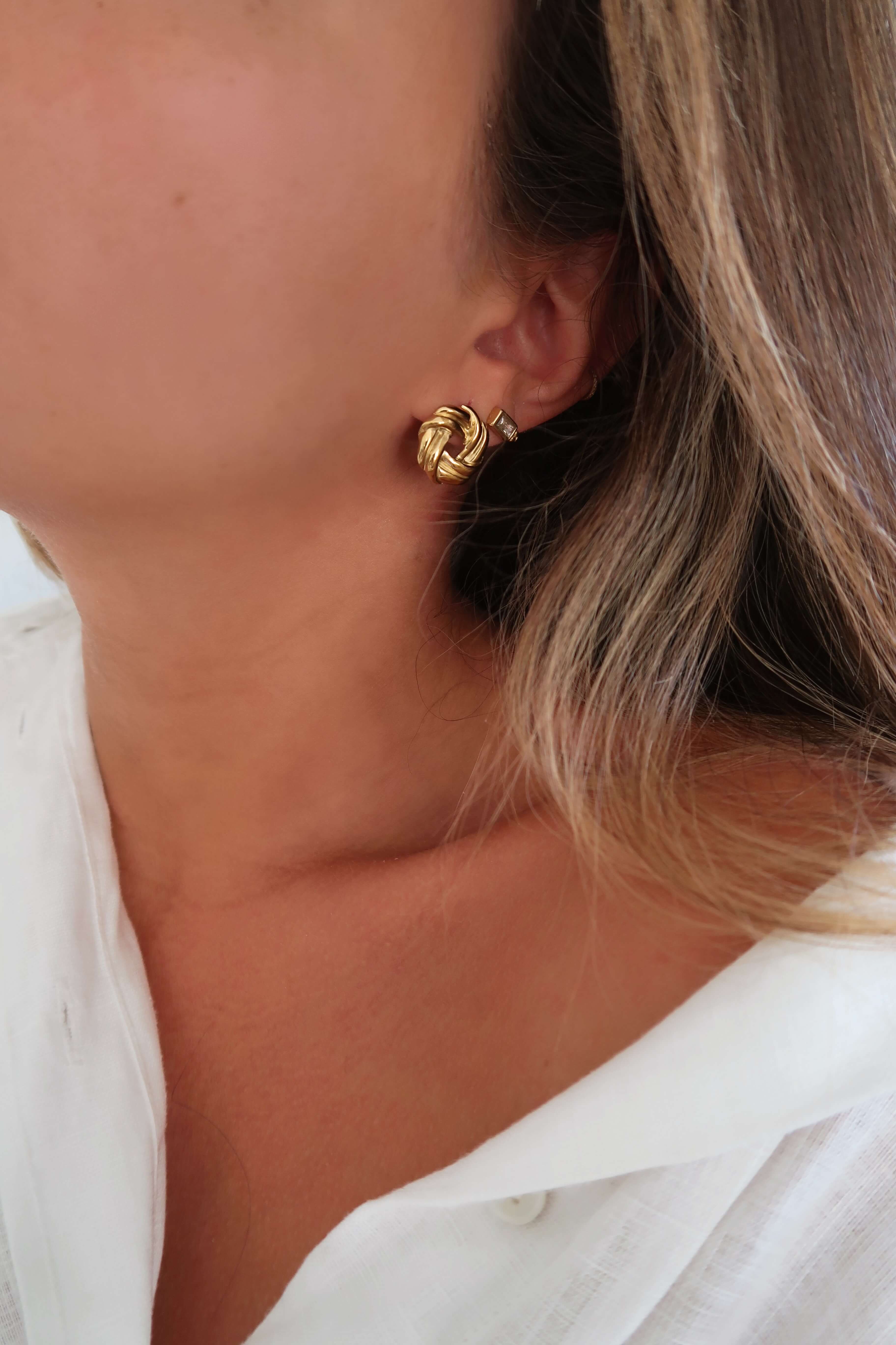 boucle doreille dore