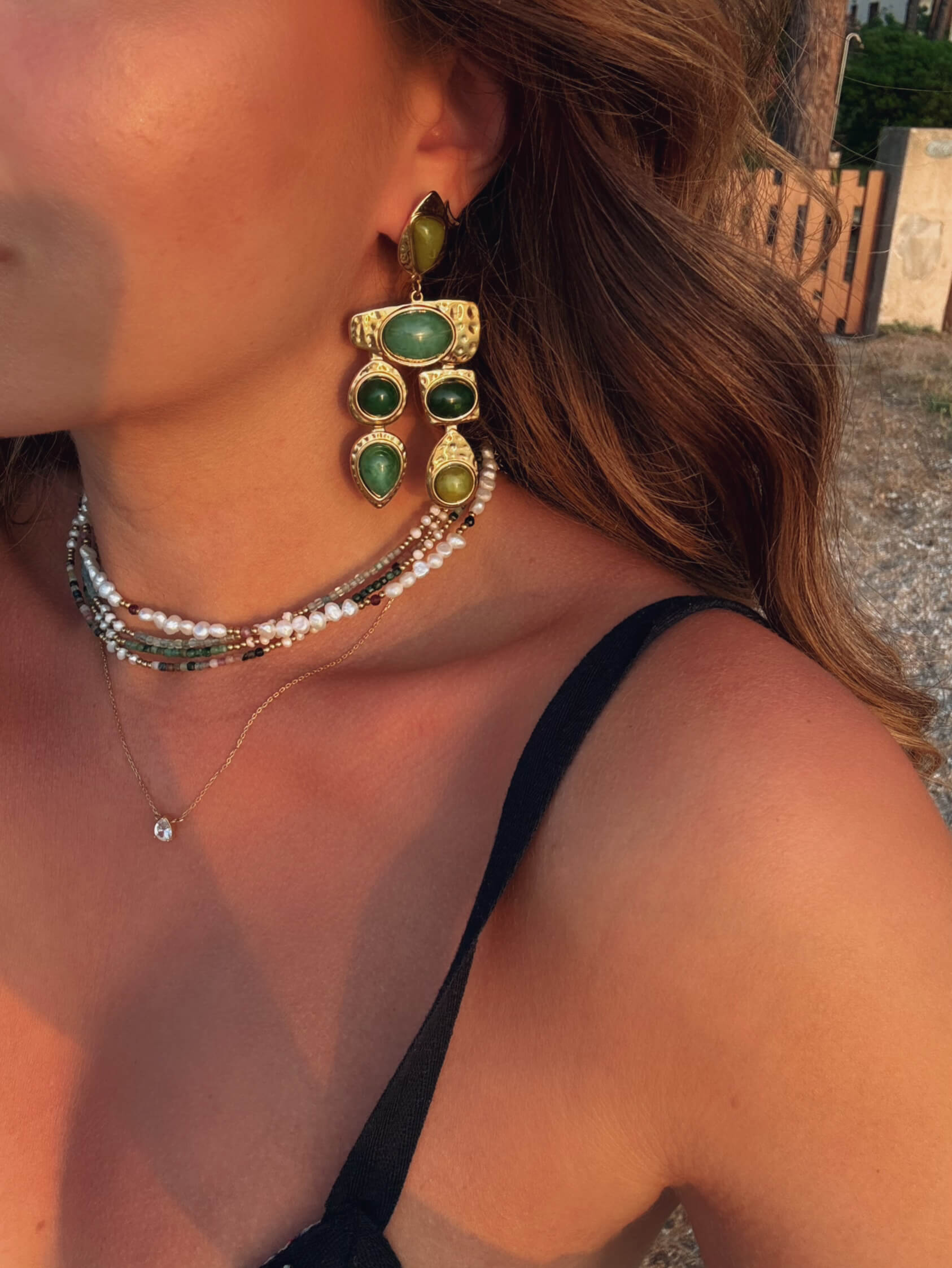 boucles d'oreille femme boheme