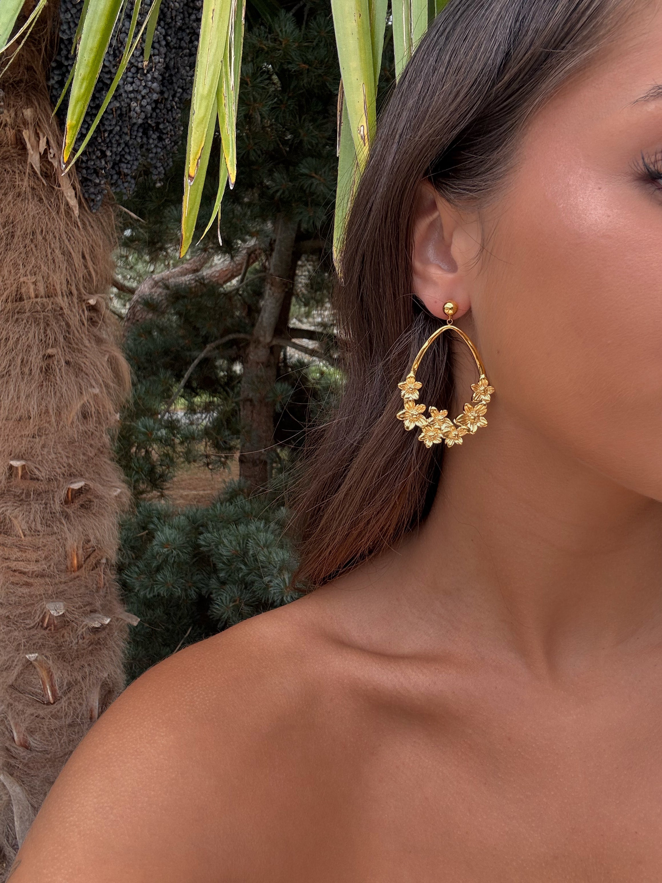 Boucles d'oreilles en acier inoxydable pour femmes