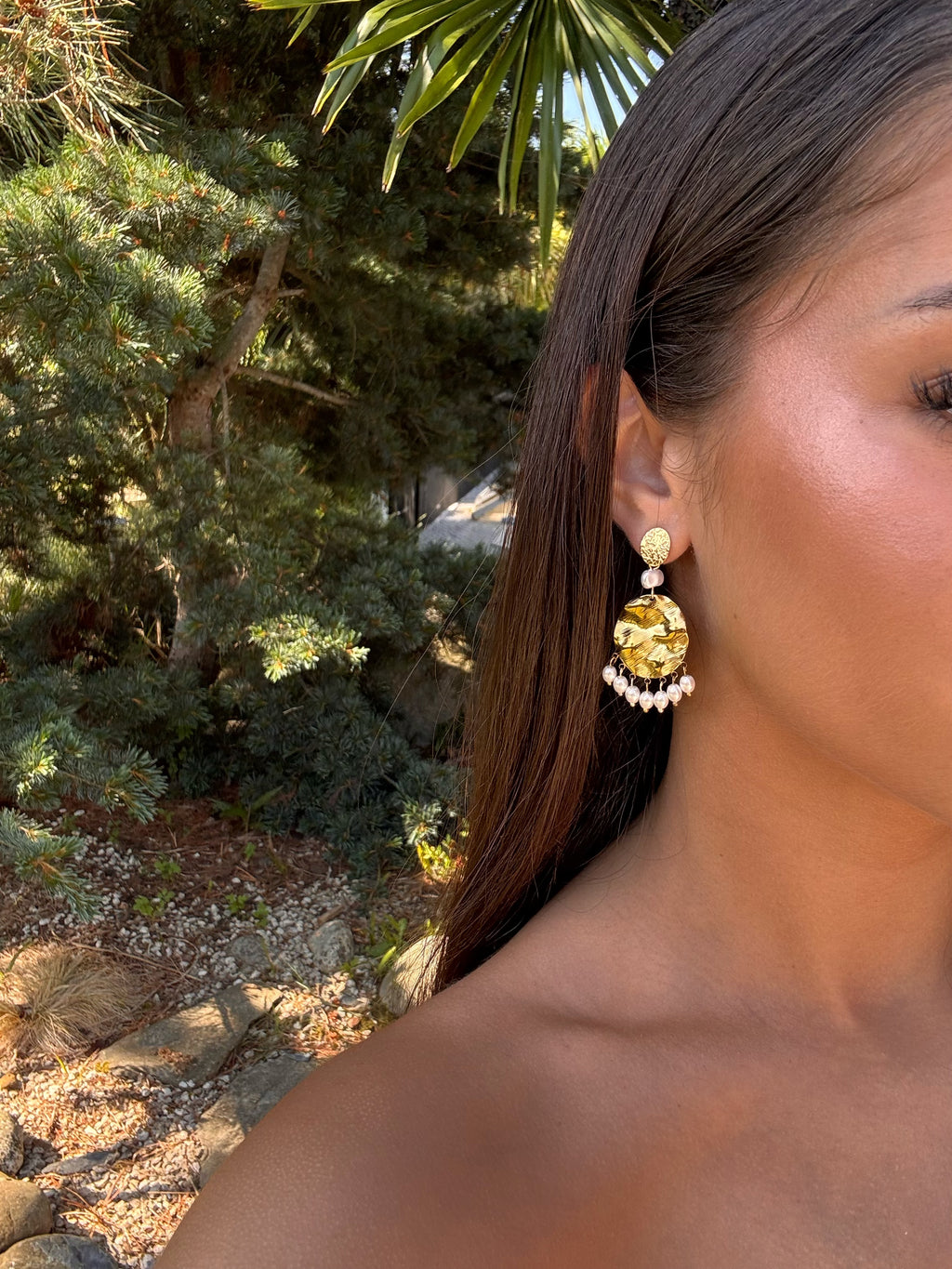 boucles d'oreilles en acier inoxydable tendance pour femmes