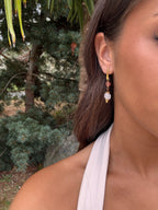 Boucles d'oreilles en acier inoxydable colorées