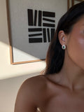 Boucles d’oreilles Giselle goutte à strass – bijou Adalima