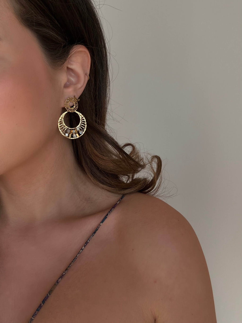 boucles d'oreilles colorées femmes