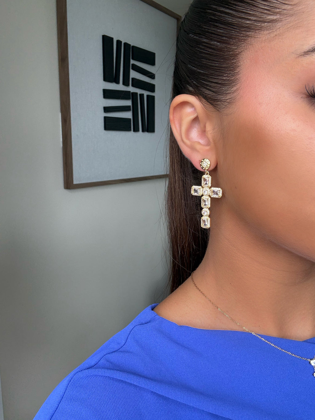 Boucles d'oreilles pendante tendance pour femmes