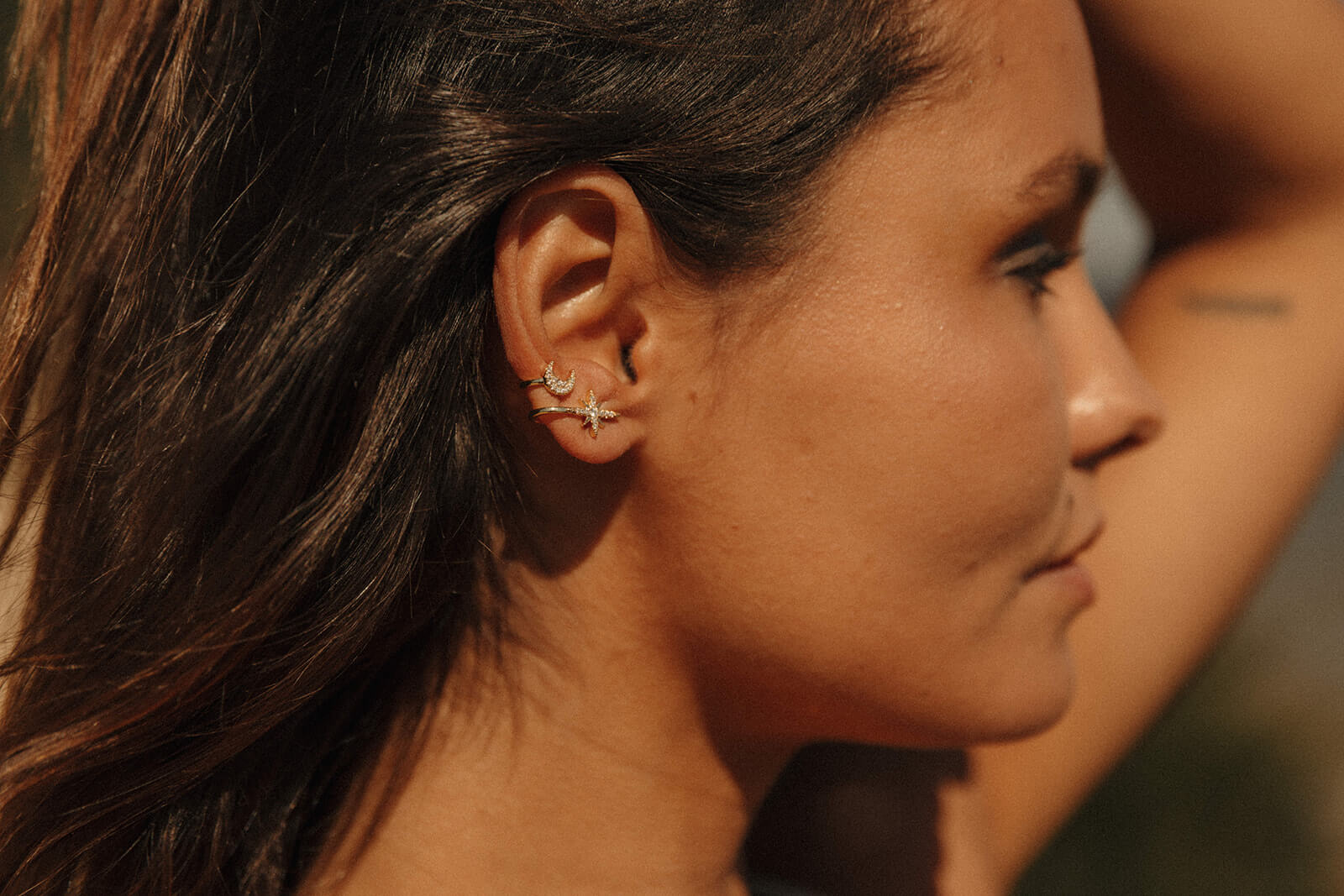 boucles d'oreilles à strass pour femmes