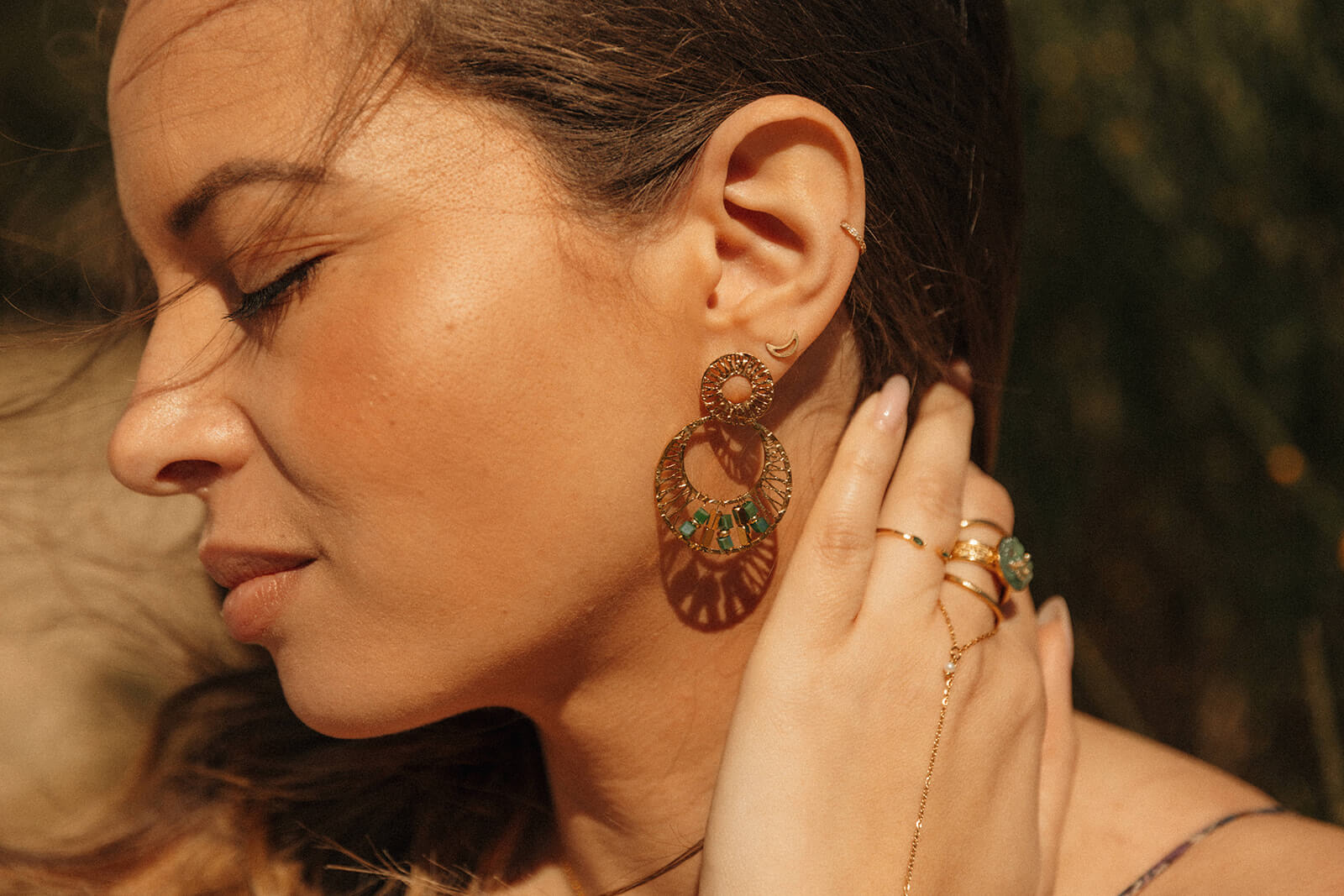 bijoux en acier inoxydable ethniques et colorés