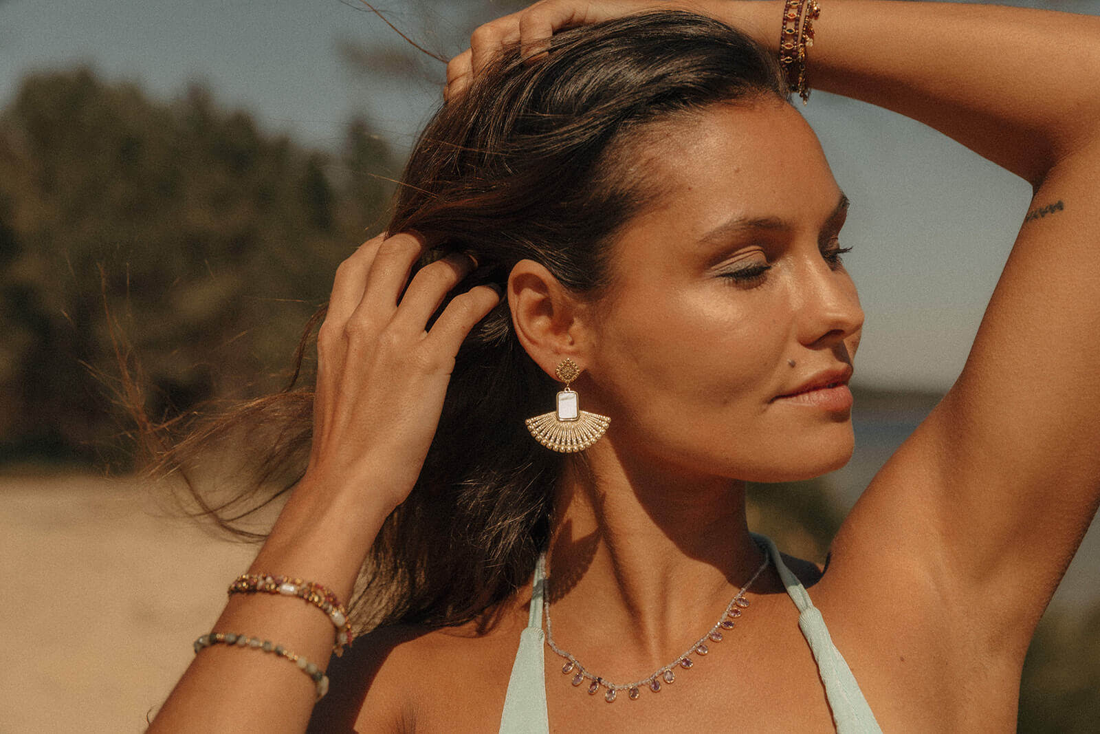 bijoux femmes tendance en acier inoxydable