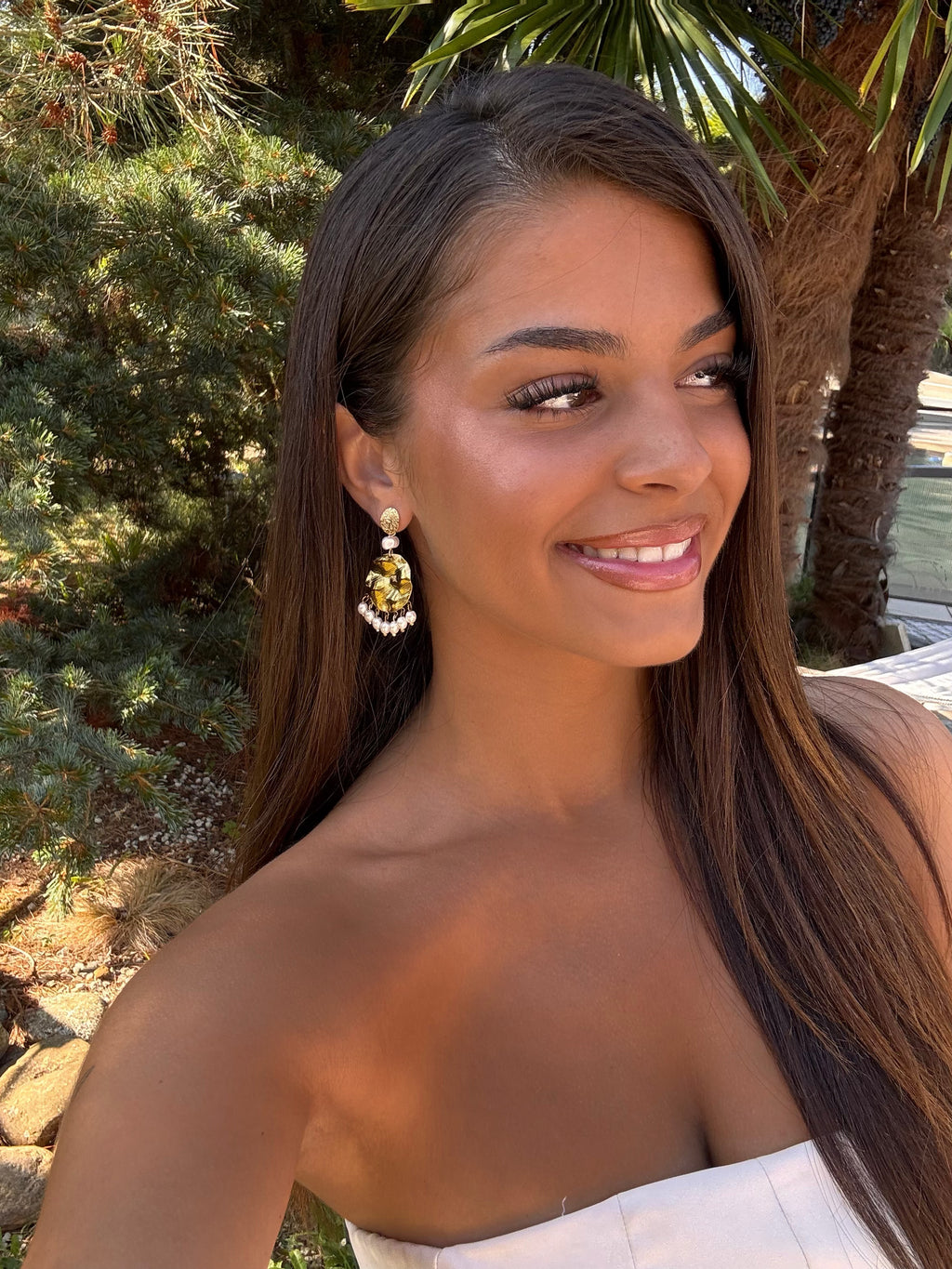 boucles d'oreilles en acier inoxydable tendance pour femmes