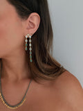 boucles d'oreilles colorées pour femmes