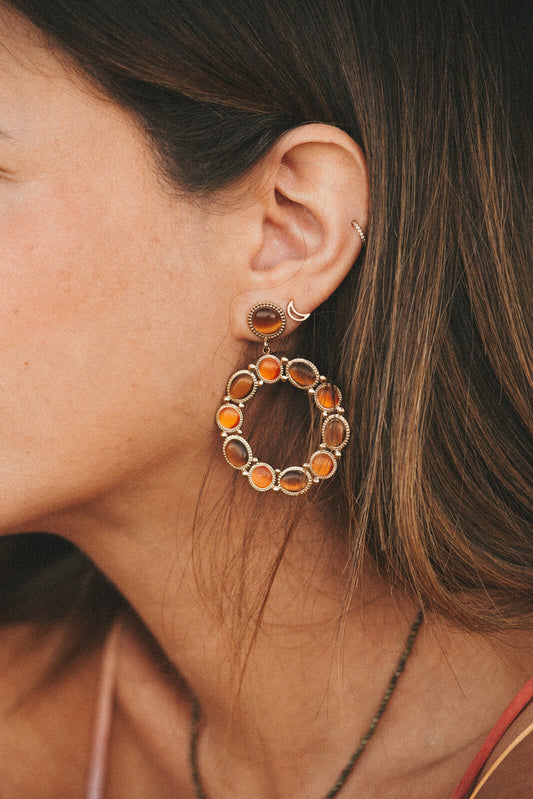 boucles d'oreilles pendantes