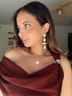 boucles d'oreilles colores tendance