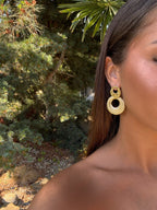 boucles d'oreilles en acier inoxydable tendance pour femmes