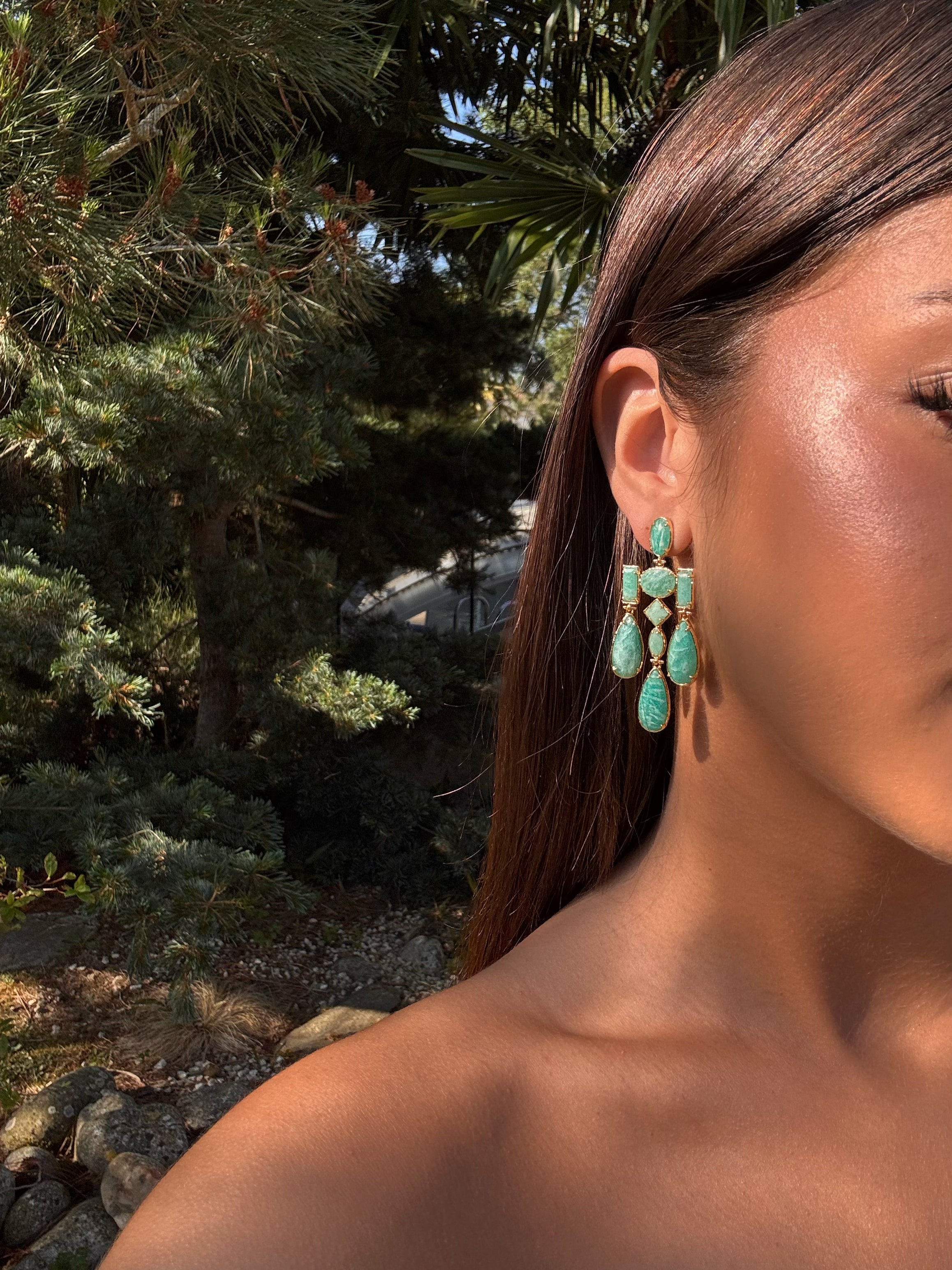 boucles d'oreilles pendantes pour femmes
