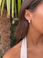 Boucles d'oreilles en forme de goutte à strass