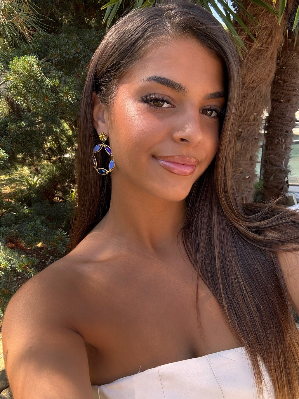 Boucles d'oreilles colorées pour femmes