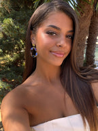 Boucles d'oreilles colorées pour femmes