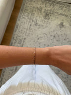 bracelet agate noire