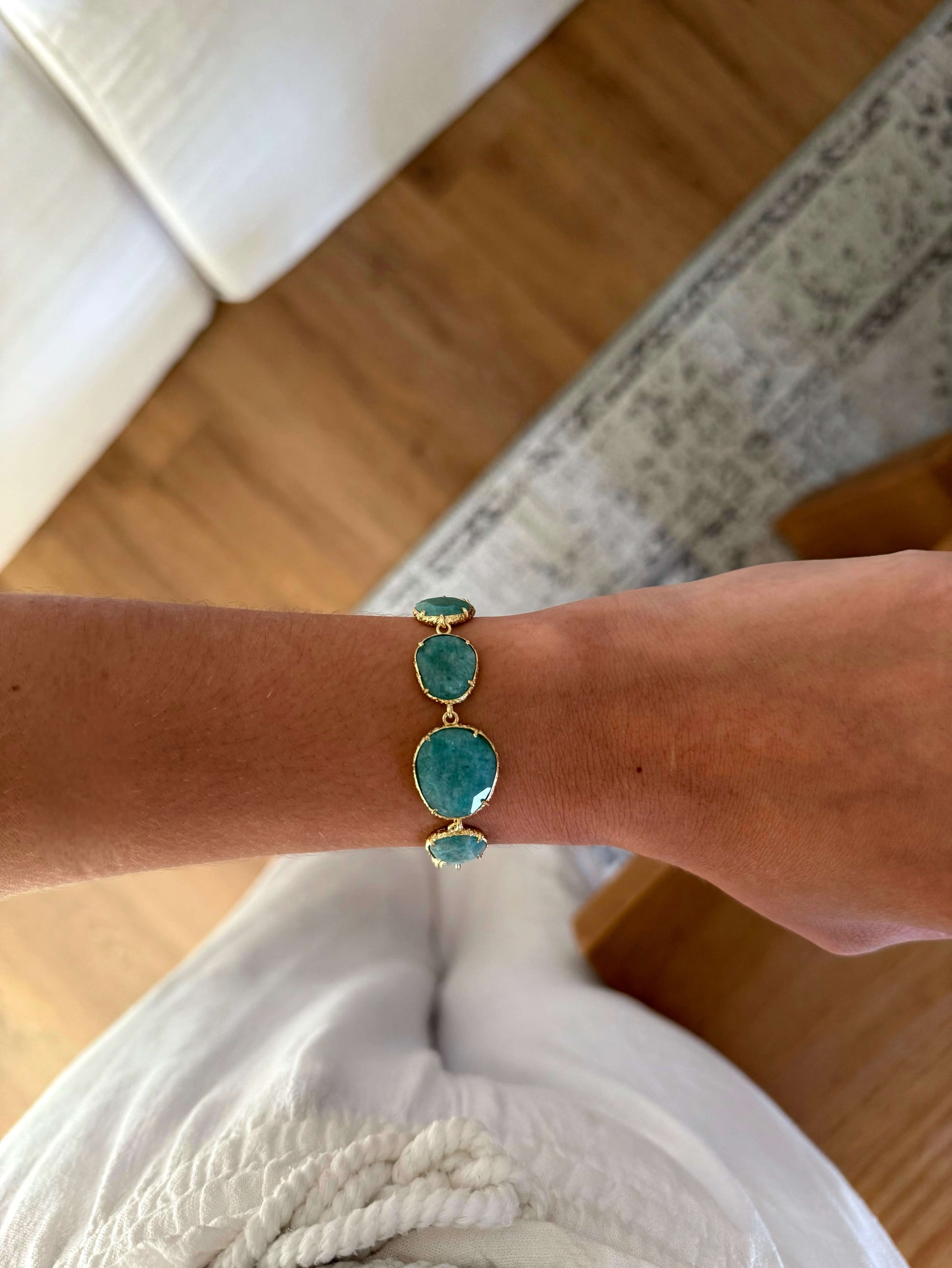 bracelet bleu femme