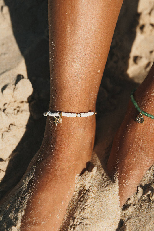 chaine de cheville femme doré