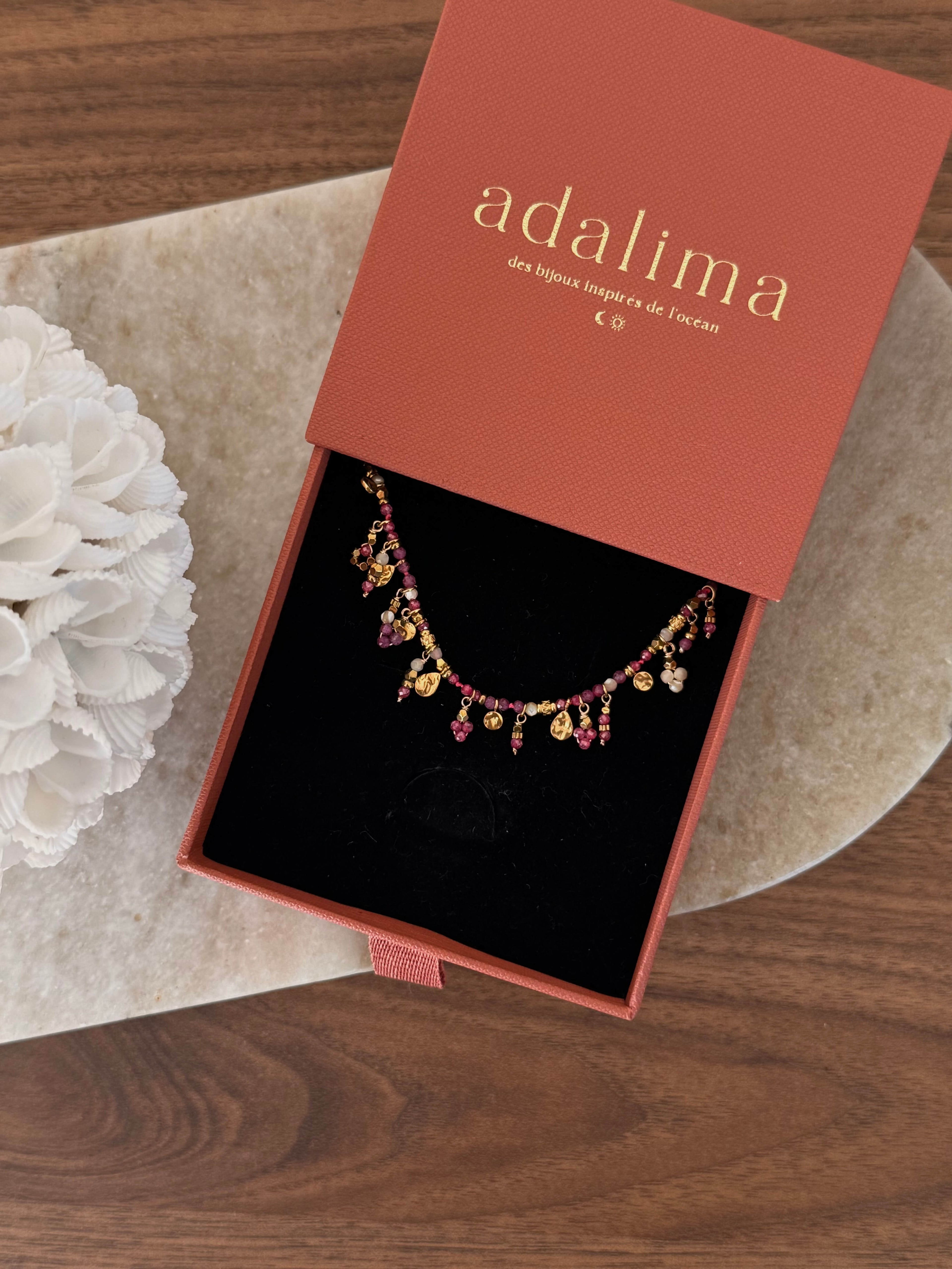 bracelet tendance papilles acier inoxydable