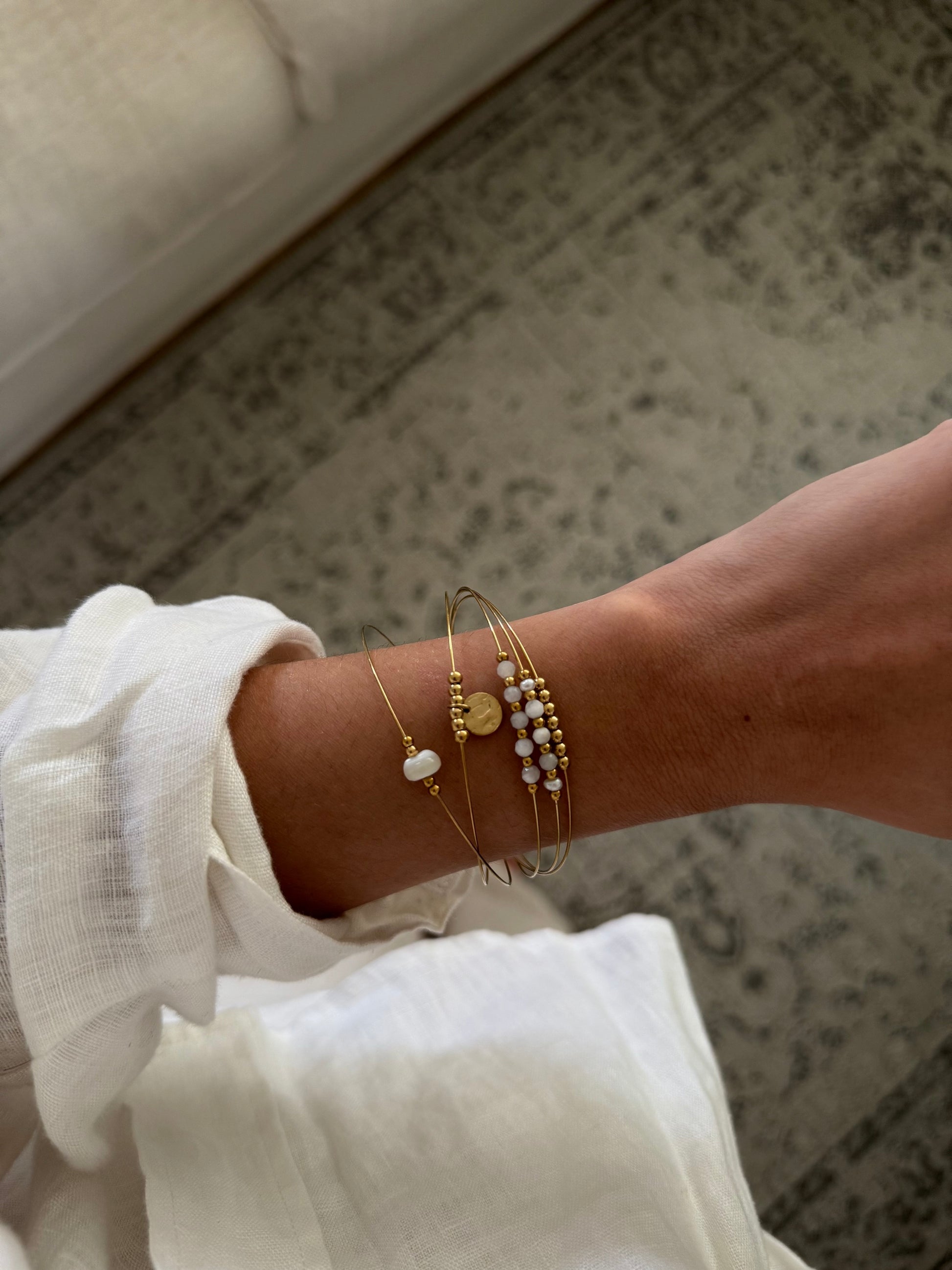 bracelet pierre de lune