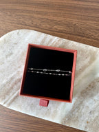 bracelet élégant en acier inoxydable argenté