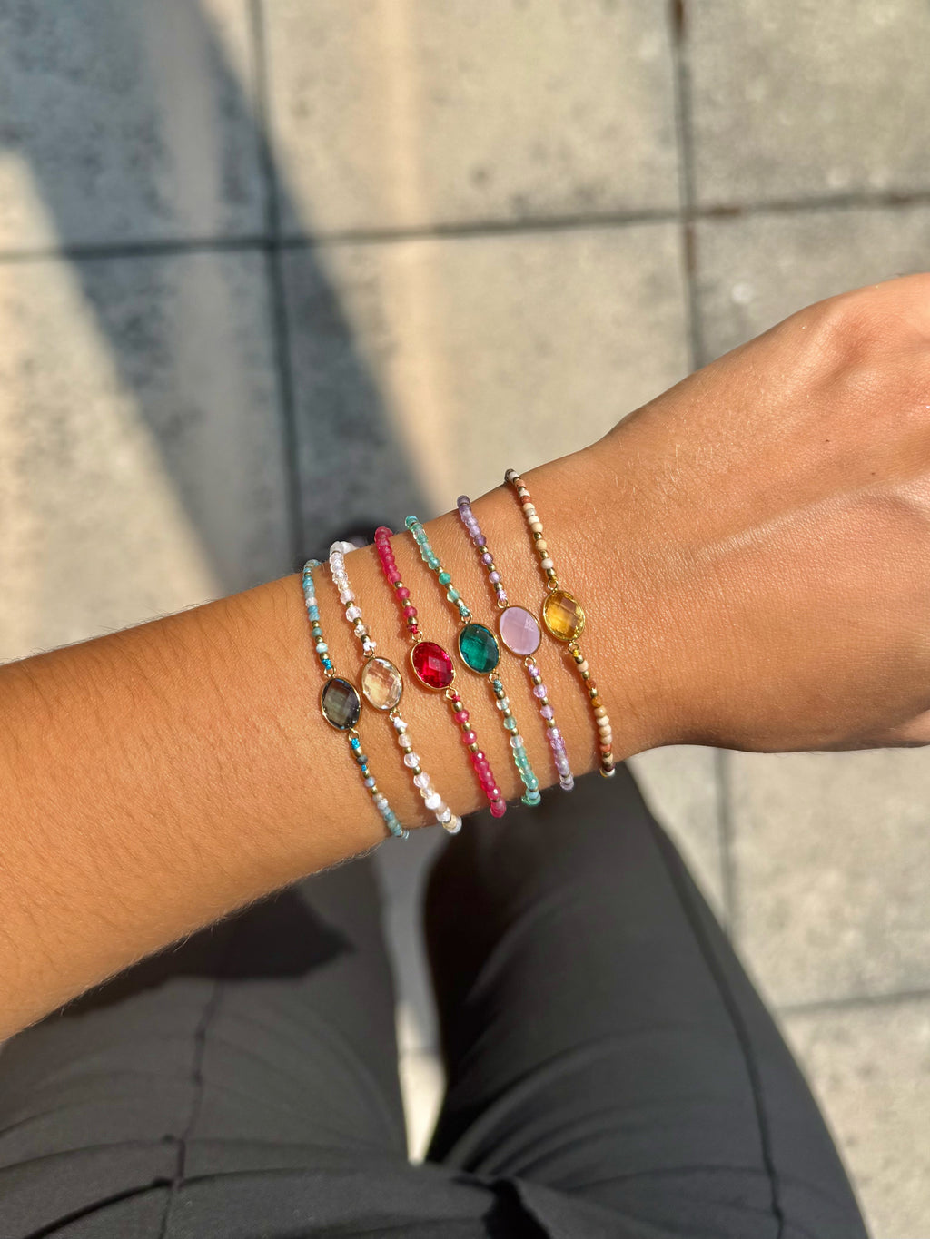 Bracelets en acier inoxydable colorées
