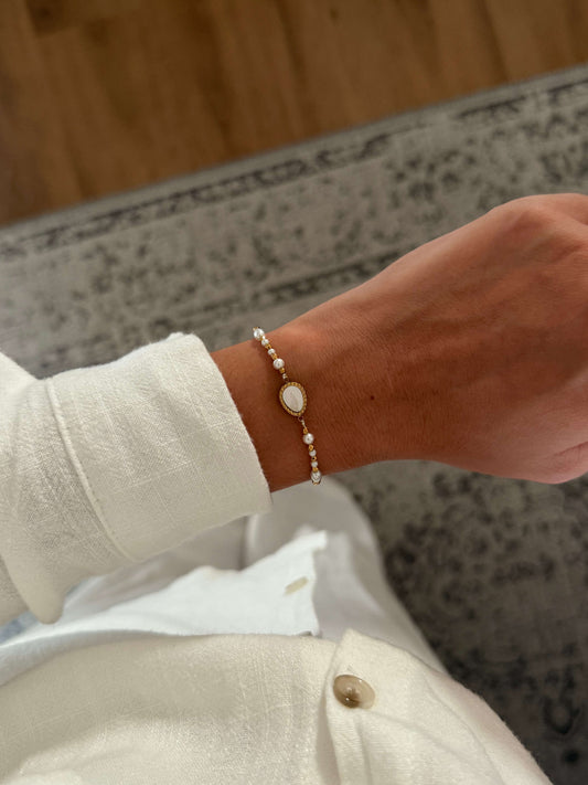 bracelet nacre femme