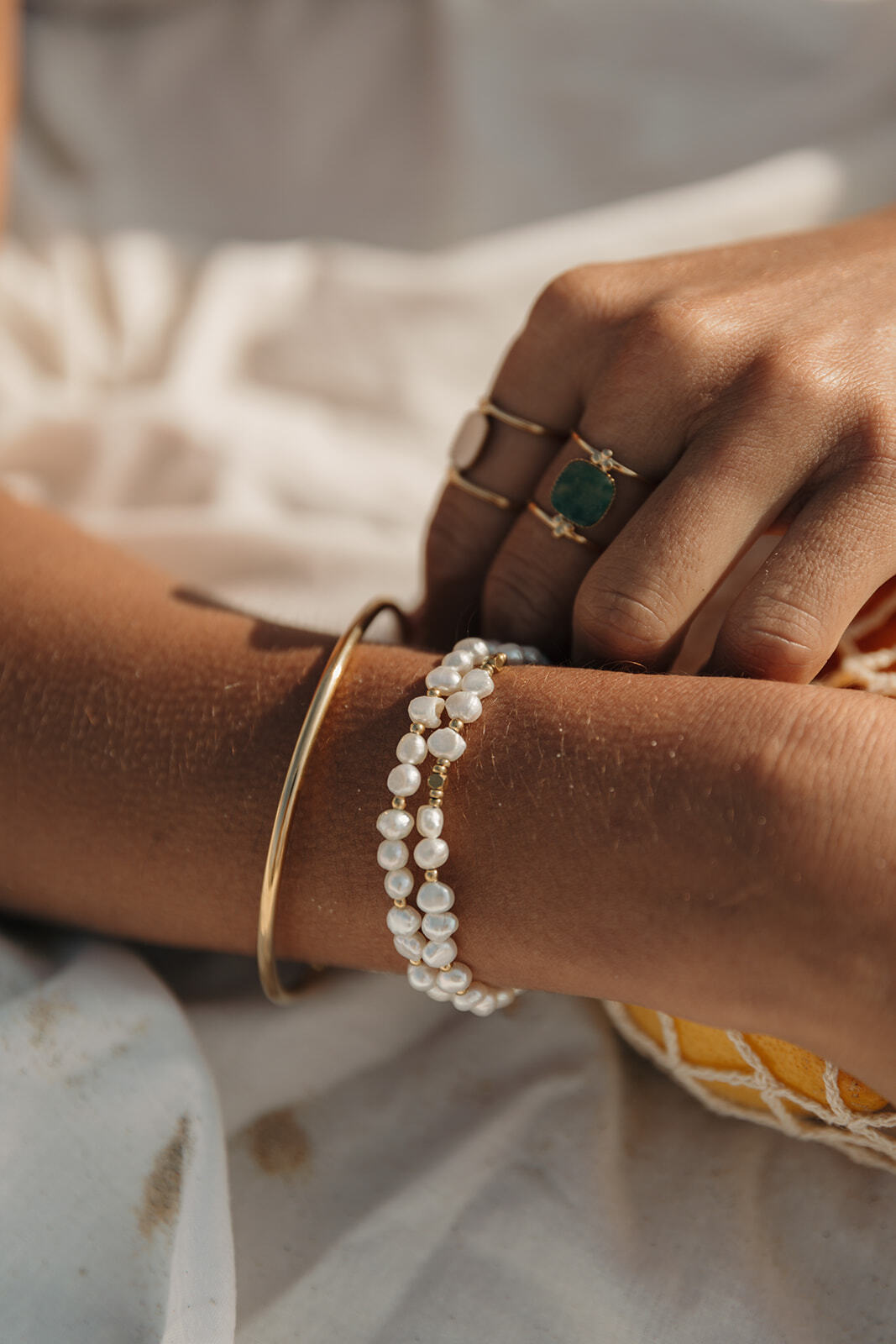 jonc fin doré bijoux