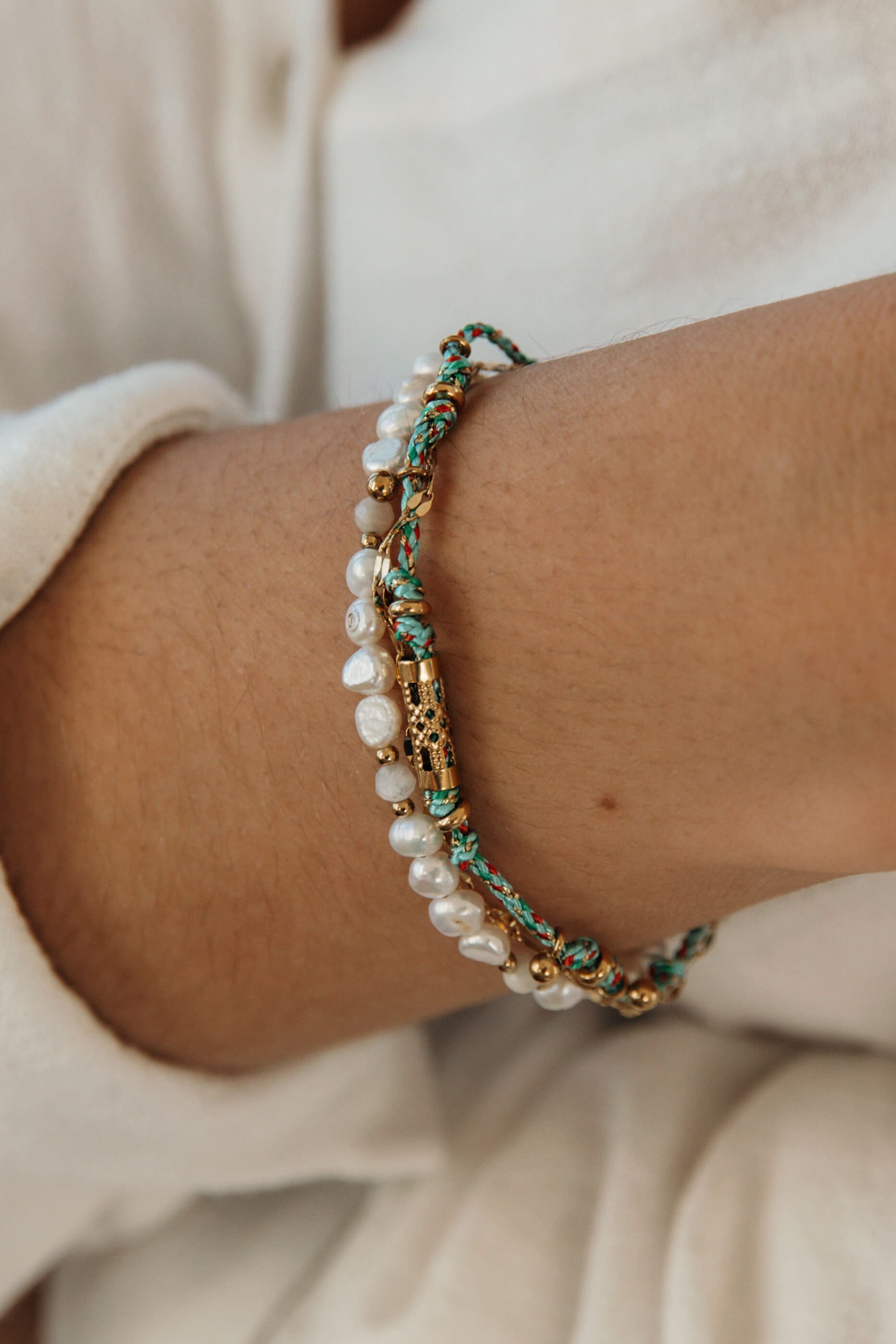 bracelet perle deau douce femme