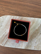 bracelet en acier inoxydable à perles