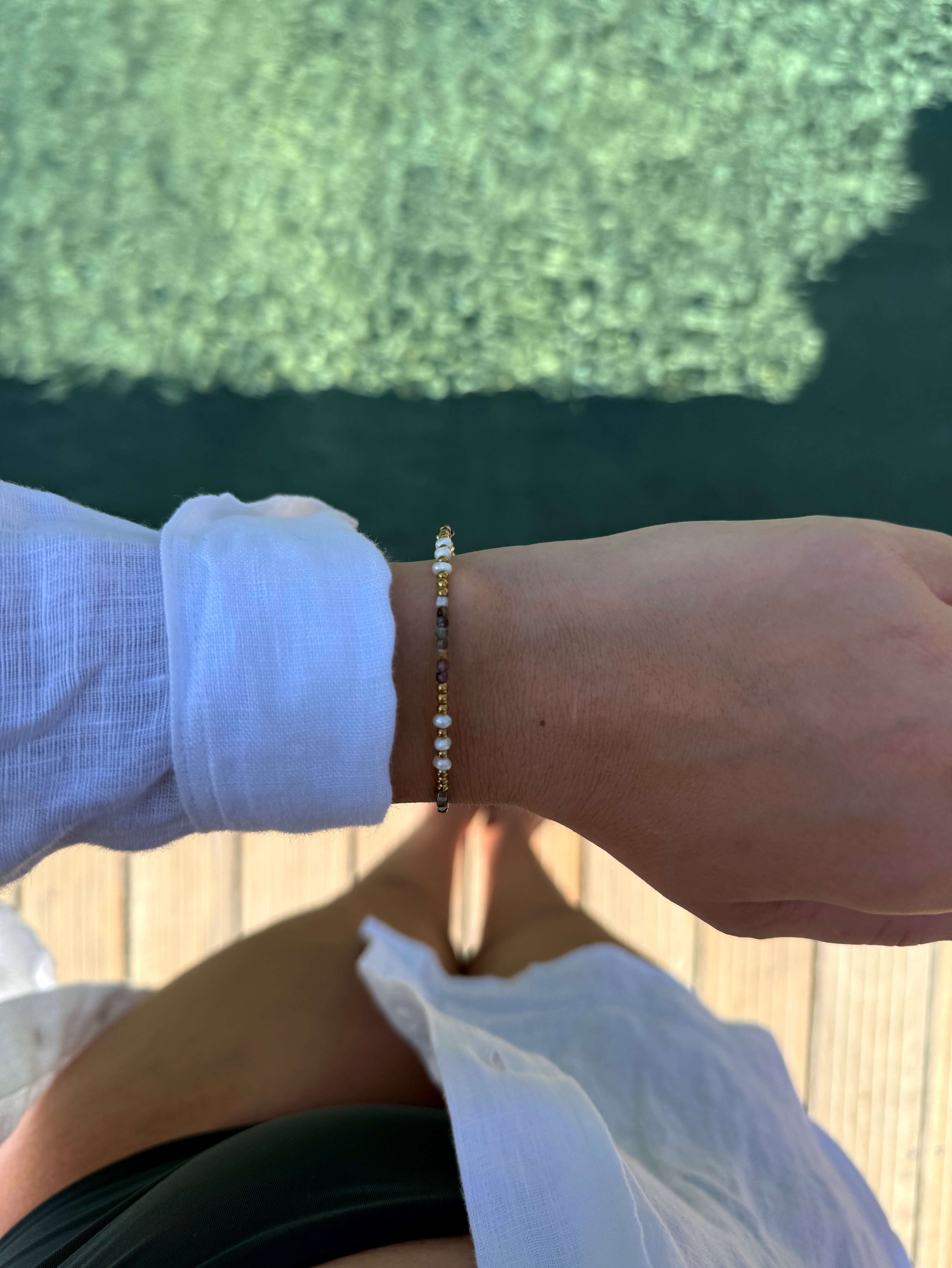 bracelet pierres fin