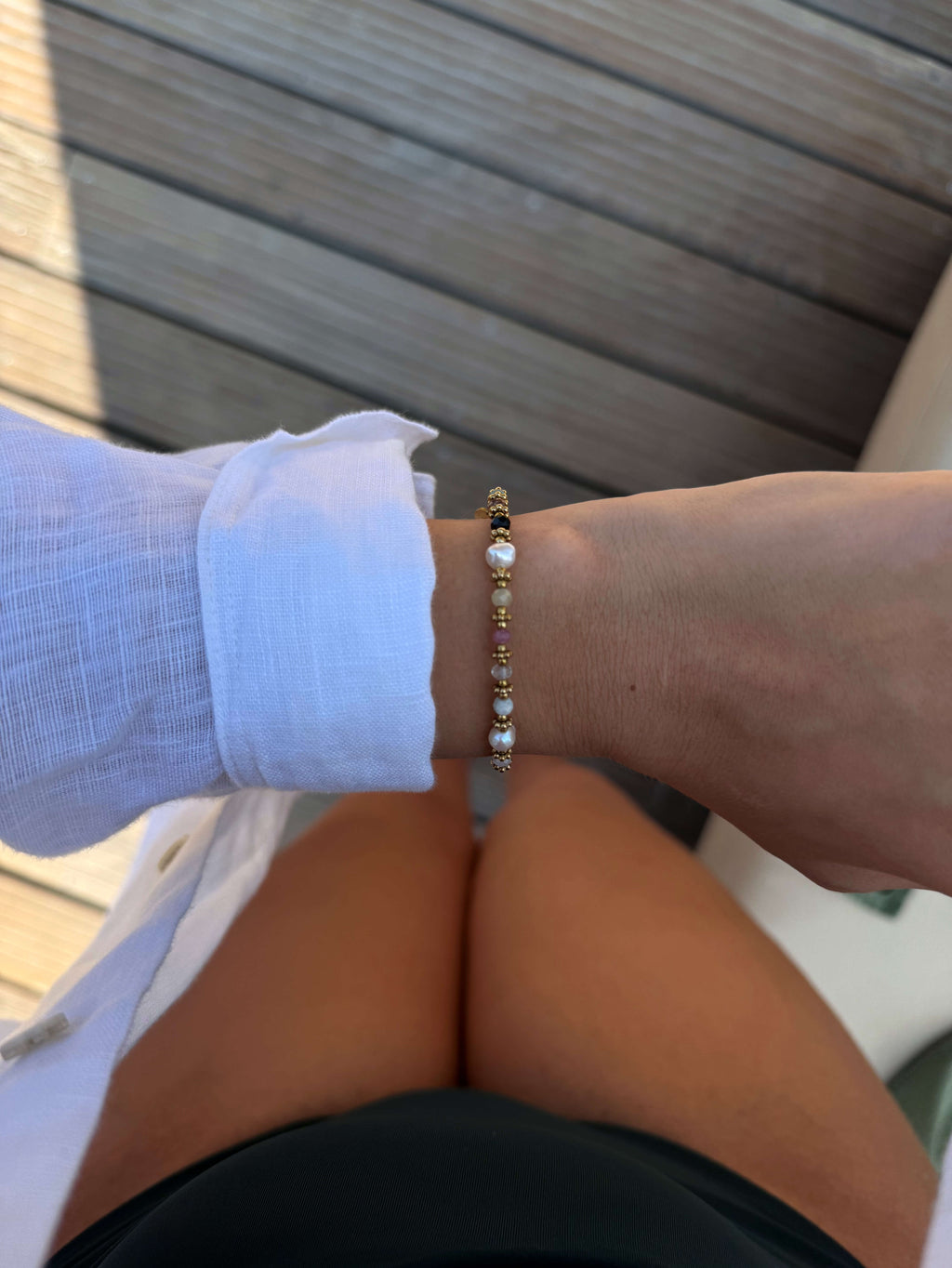 bracelet pierres naturelles femme