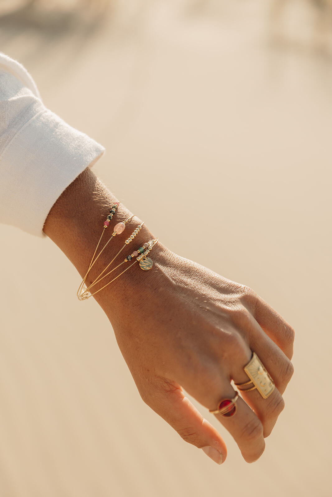 bracelet pierres naturelles femme