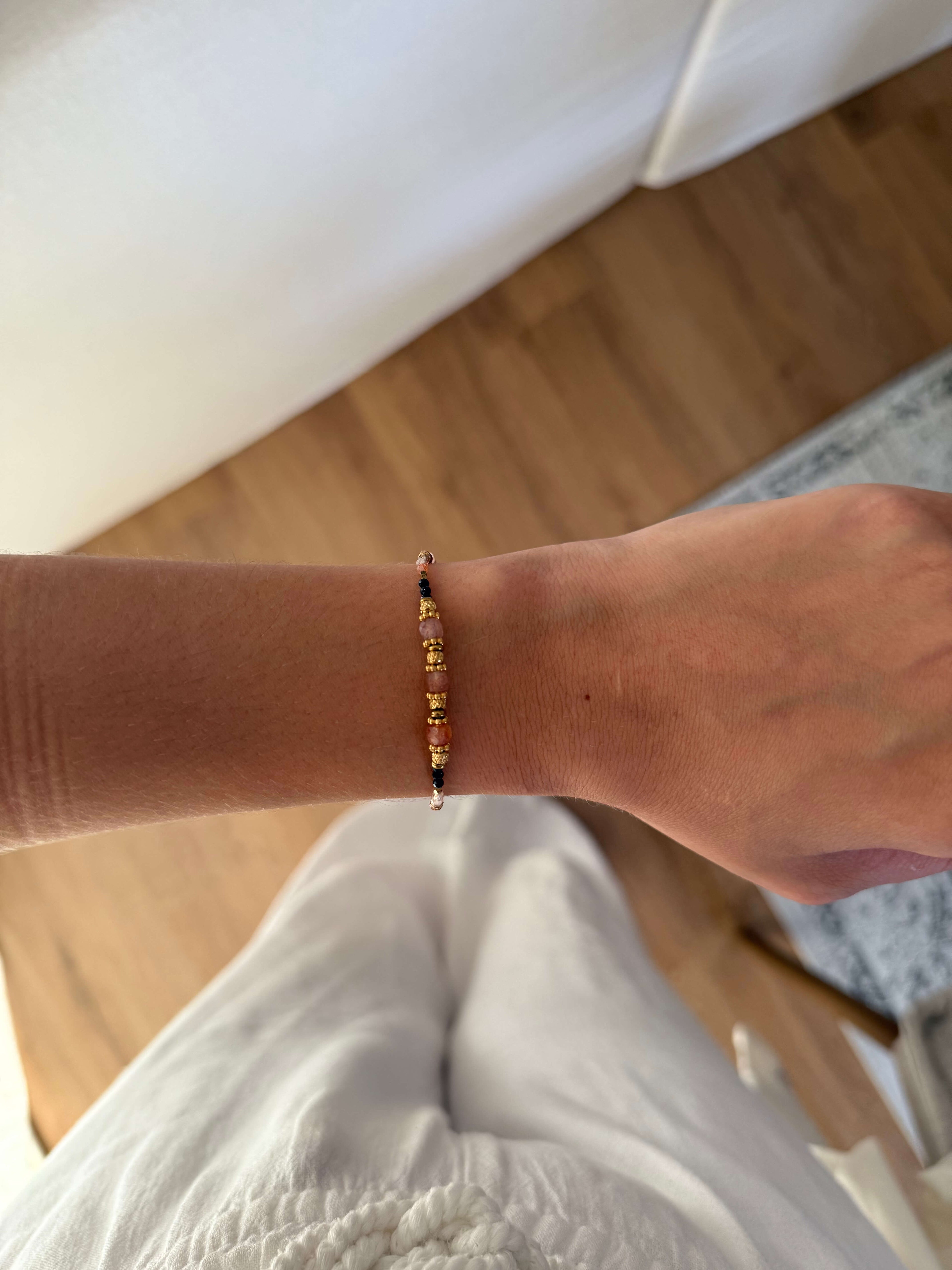 bracelet pierres naturelles pas cher