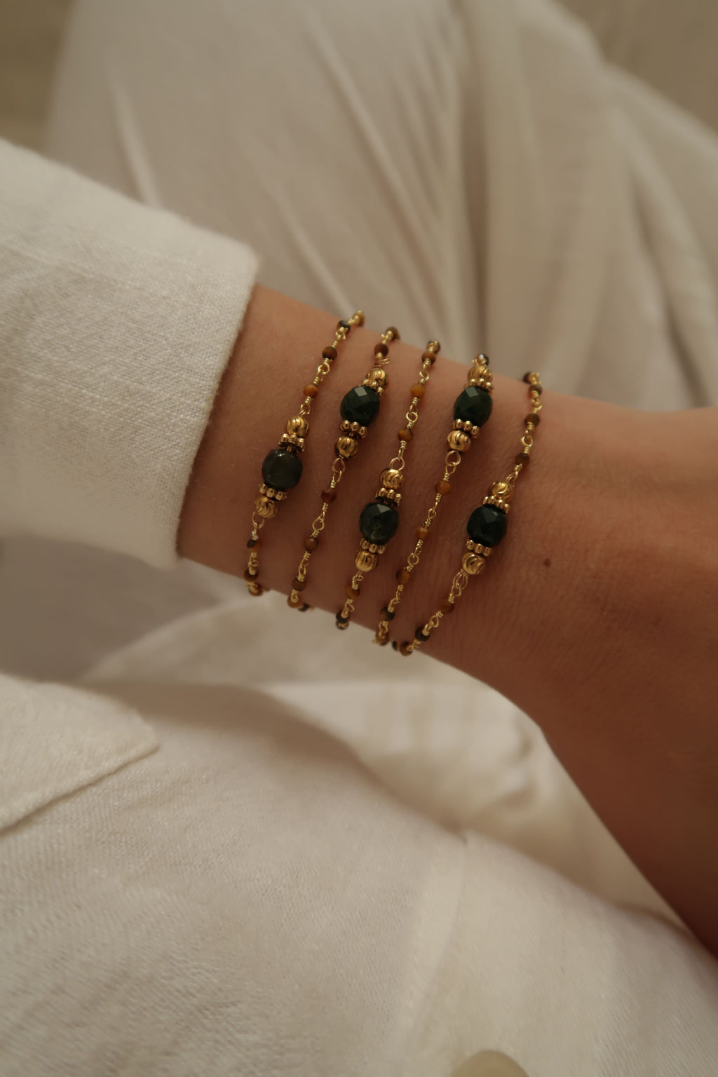 bracelet pierres naturelles femme