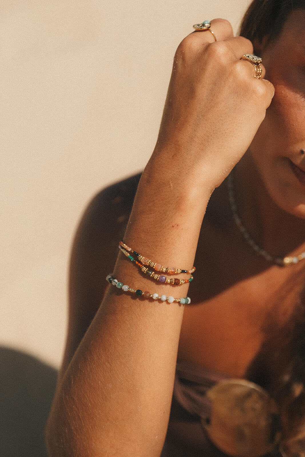 bracelets pierres femmes