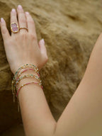 bijoux colorés perles