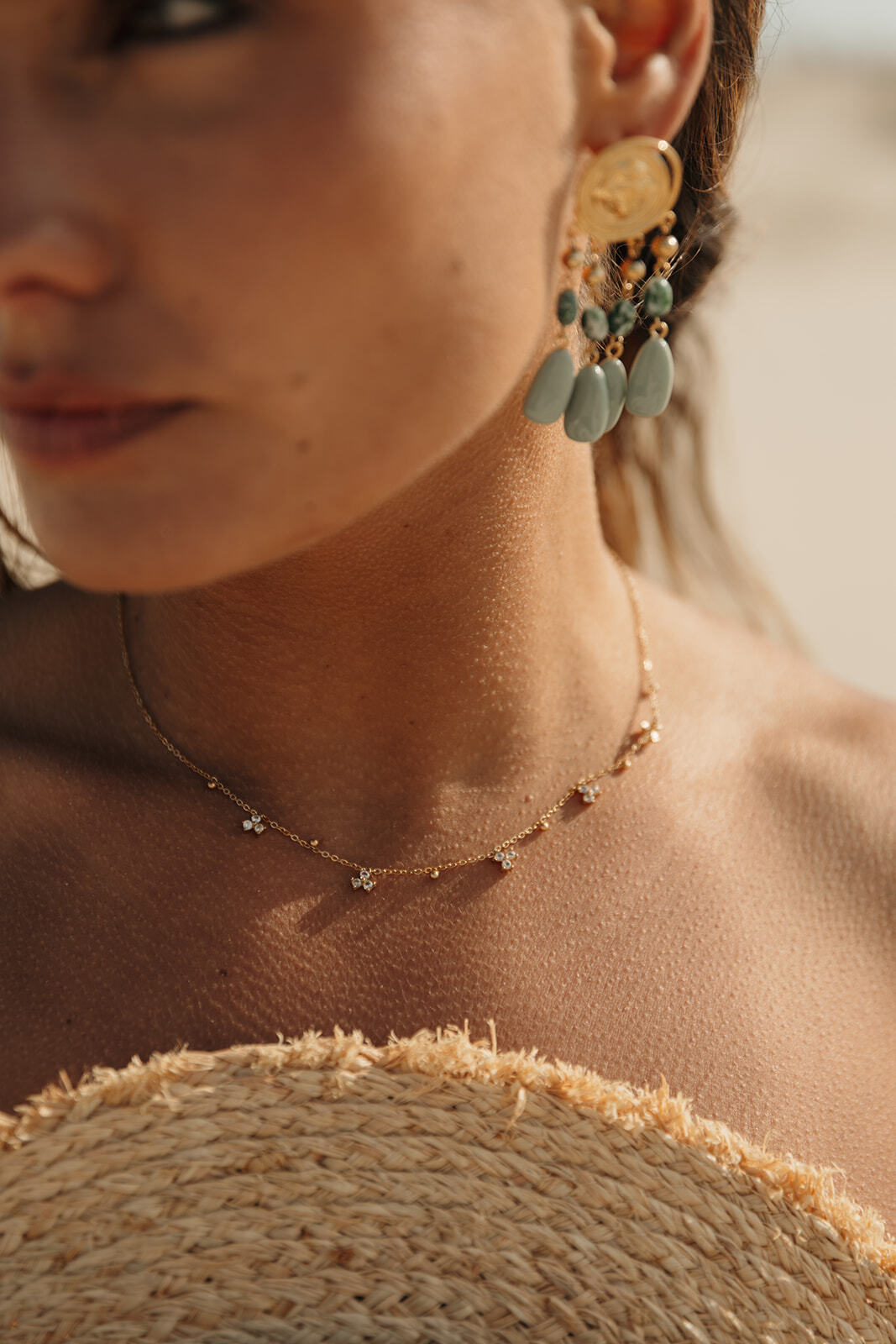collier acier inoxydable femme