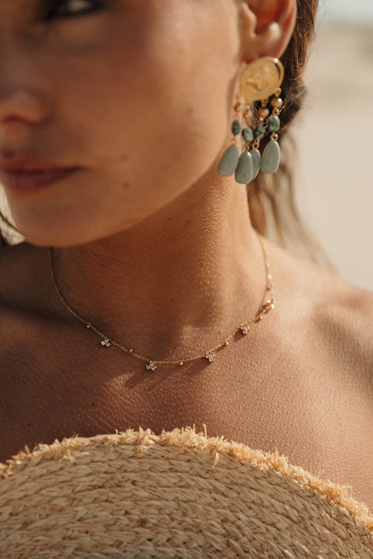 collier acier inoxydable femme