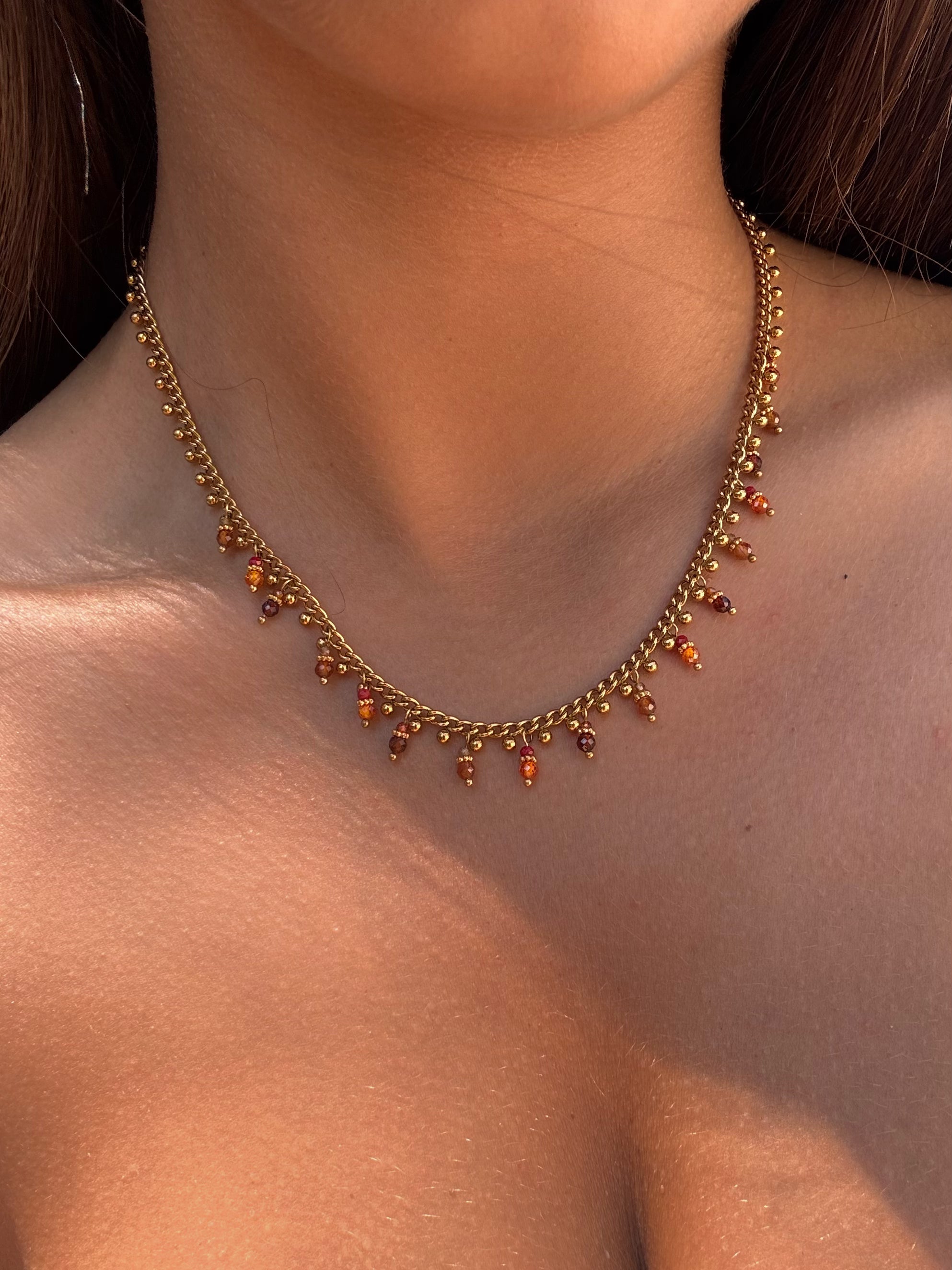 collier coloré tendance pour femmes
