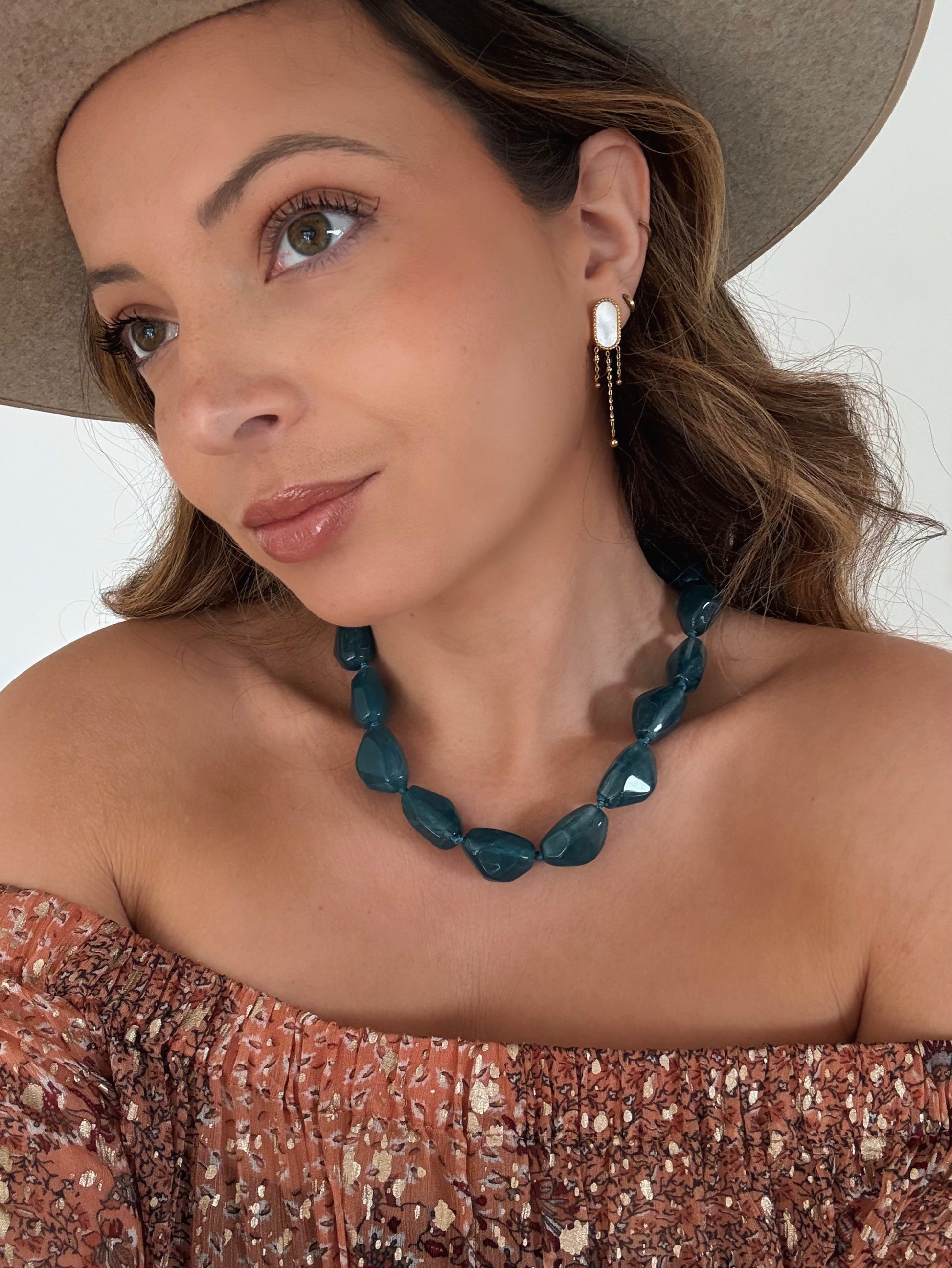 collier coloré acier inoxydable
