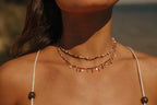 collier en rhodonite