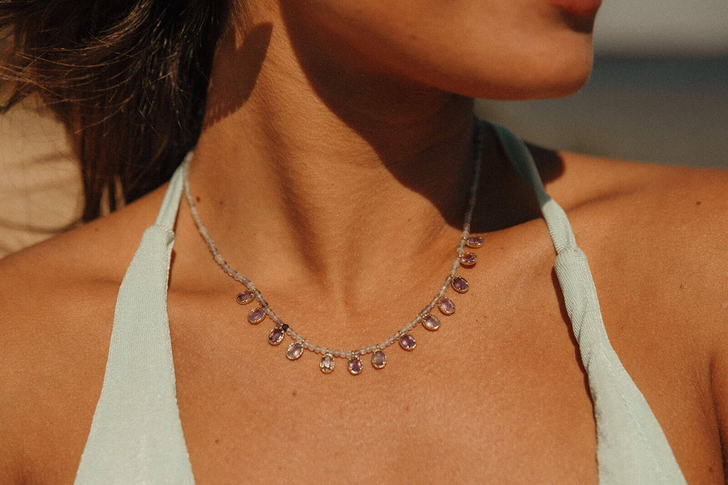 collier femme acier inoxydable