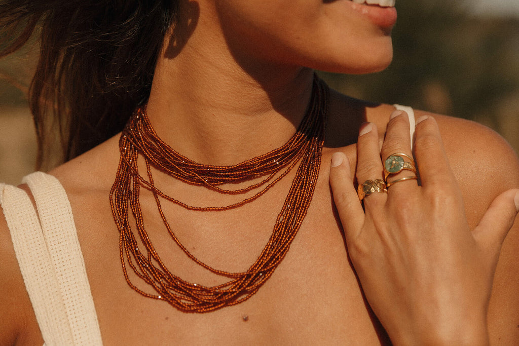 collier femme bohème