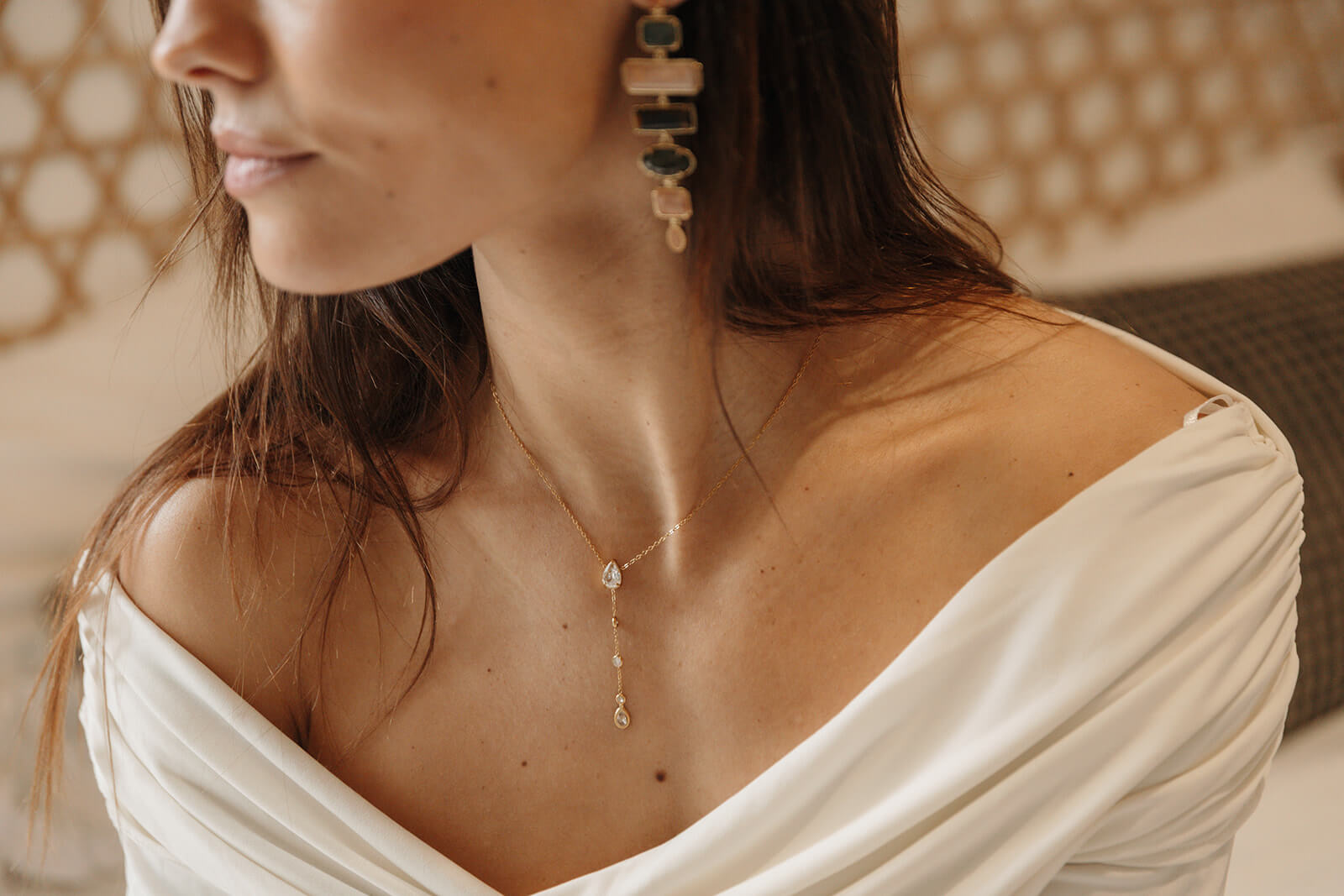 collier fin boheme tendance